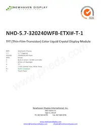 NHD-5.7-320240WFB-ETXI#-T-1數據表 封面