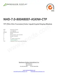 NHD-7.0-800480EF-ASXN#-CTP數據表 封面
