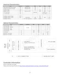 NHD-7.0-800480WF-CTXI#-T數據表 頁面 7