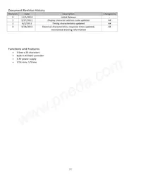 NHD-C0220AA-FSW-FTW Datasheet Pagina 2