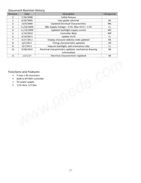 NHD-C0220AZ-FSW-FTW Datasheet Pagina 2