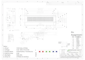 NHD-C0220BIZ-FS(RGB)-FBW-3VM Datasheet Page 3
