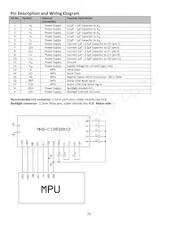 NHD-C12832A1Z-FSR-FBW-3V3 Datenblatt Seite 4