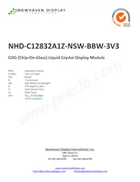 NHD-C12832A1Z-NSW-BBW-3V3 Datenblatt Cover