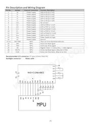 NHD-C12864B2Z-RN-FBW Datenblatt Seite 4