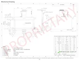 NHD-C12864WO-B1TGH#-M Datasheet Page 3