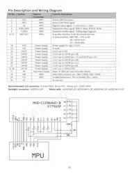 NHD-C12864WO-B1TTI#-M Datenblatt Seite 4