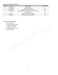 NHD-C160100CZ-RN-FBW Datasheet Page 2