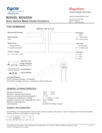 ROV05H820K-S-2 Datasheet Pagina 2