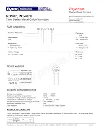 ROV07H821K-S-2 Datasheet Pagina 2