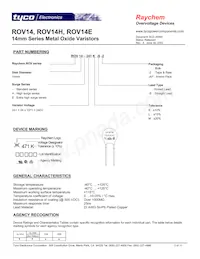 ROV14H911K-S-2 Datasheet Pagina 2