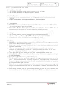 TCG043WQLBAAFA-GA50 Datasheet Pagina 16