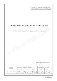 TCG043WQLBAAFA-GA50 Datasheet Pagina 20