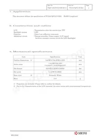 TCG057QVLCS-H50 Datasheet Pagina 4