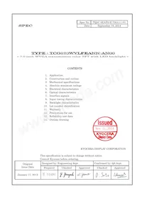 TCG070WVLPEANN-AN00 Datenblatt Cover
