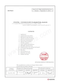 TCG070WVLQAPFA-AA00 Datasheet Copertura