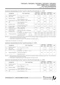 TISP2320F3DR-S Datasheet Page 3