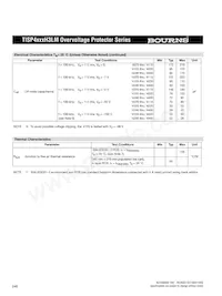 TISP4290H3LMR-S Datasheet Page 5