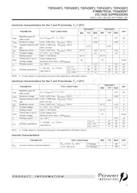 TISP4380F3DR-S Datenblatt Seite 3