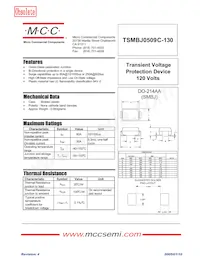 TSMBJ0509C-130 Datenblatt Cover