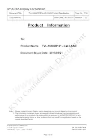 TVL-55682D101U-LW-I-AAN Datasheet Cover