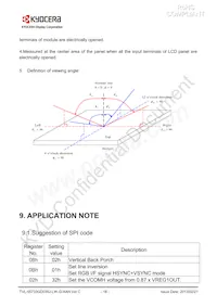 TVL-55733GD035J-LW-G-AAN Datasheet Pagina 18