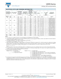 VDRS20W680BSE Datasheet Page 4