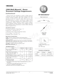 1N5908 Datasheet Cover