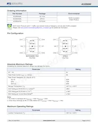 AOZ8000HI Datasheet Page 2