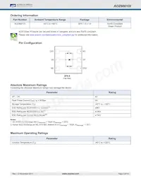 AOZ8001DI Datasheet Page 2