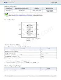 AOZ8102DI Datasheet Page 2
