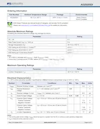 AOZ8205DI Datasheet Page 2