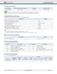 AOZ8212ACI-05 Datasheet Page 2