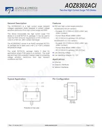 AOZ8302ACI-12 Datenblatt Cover