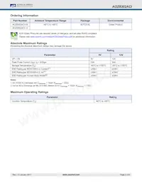 AOZ8302ACI-12 Datasheet Page 2