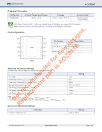 AOZ8304DIL Datasheet Page 2