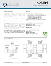 AOZ8808DI-05 Datasheet Cover