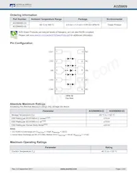 AOZ8809DI-03 Datasheet Page 2