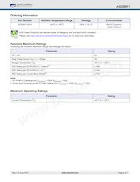AOZ8811DI-05 Datasheet Page 2