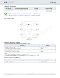 AOZ8882DI-05 Datasheet Page 2