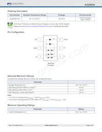 AOZ8934CI-26 Datasheet Page 2