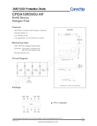 CPDA10R5V0U-HF Datasheet Cover