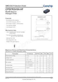 CPDFR5V0H-HF Datasheet Cover