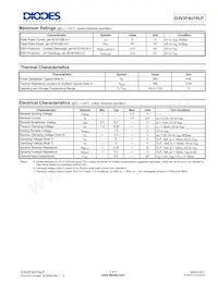 D3V3F4U10LP-7 Datasheet Page 2