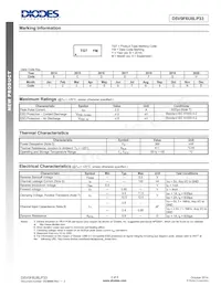 D5V0F6U8LP33-7 Datasheet Pagina 2