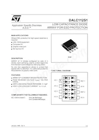 DALC112S1 Datenblatt Cover