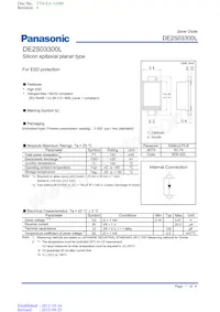 DE2S03300L Datasheet Copertura