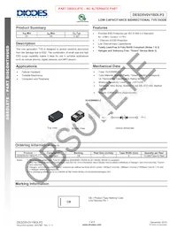 DESD5V0V1BDLP3-7 Datasheet Cover