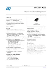 DVIULC6-4SC6 Datasheet Cover