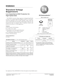 ESD8024MNTAG Datasheet Cover